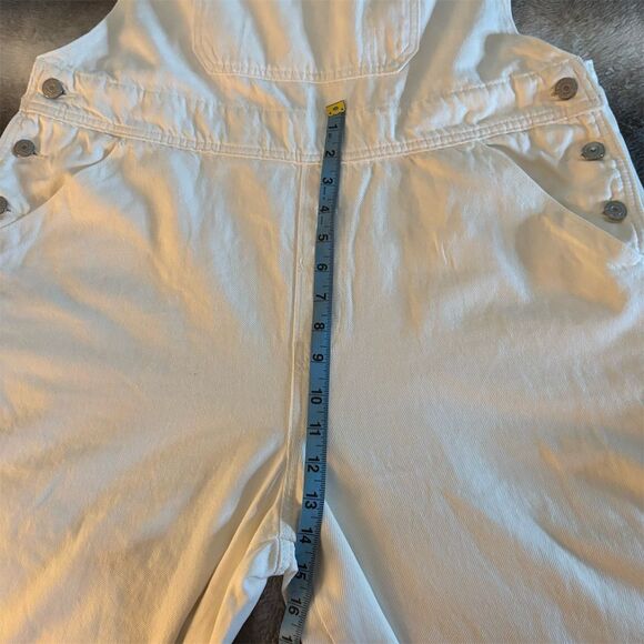 Levi’s XL Off White Wide Leg Baggy Denim Overalls NWT - Picture 11 of 16